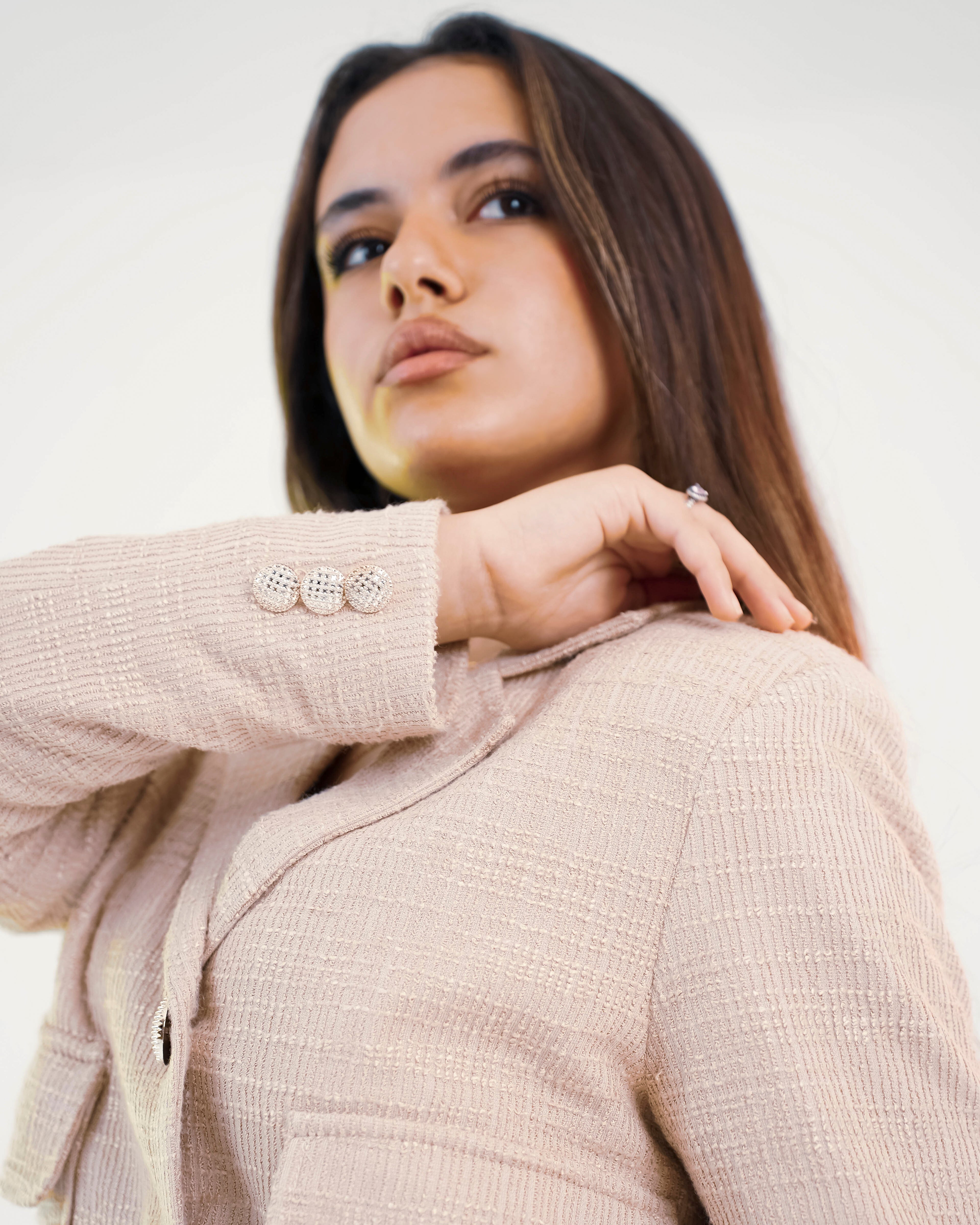 Dama suit with mini skirt