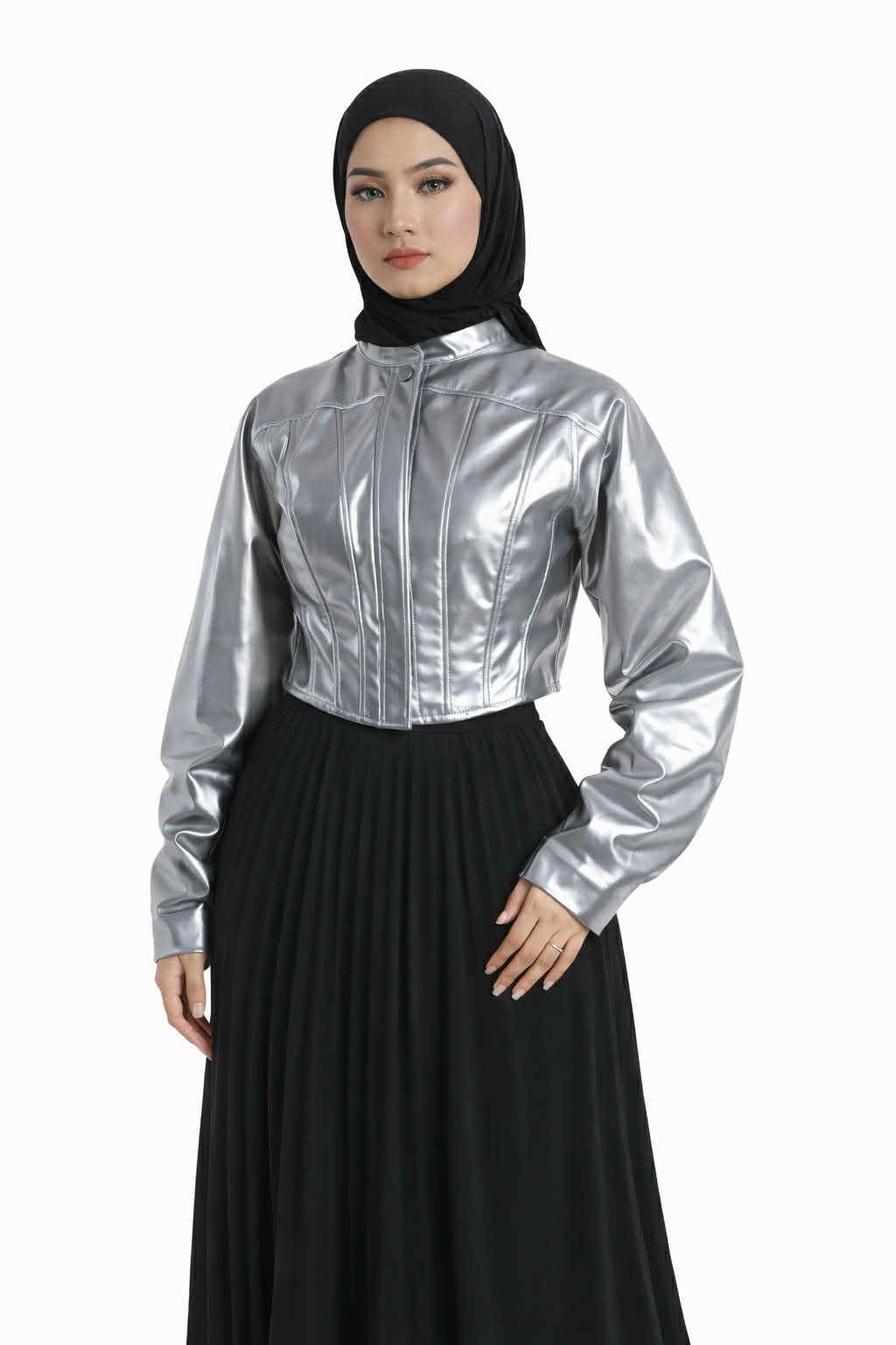 CORSET Leather Jacket